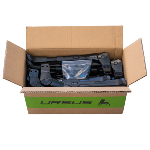 Box de 20 béquilles latérales King evo rear, black - 18mm plate - URS78VN50R-A10 - 8053677175771