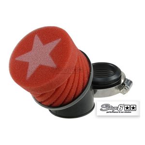 FILTRE A AIR STAGE6 RACING HQ ROUGE (DIA 44MM MIKUNI)