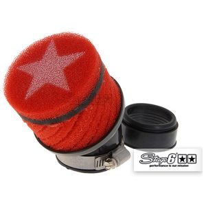 FILTRE A AIR STAGE6 RACING HQ ROUGE (DIA 48MM PWK)
