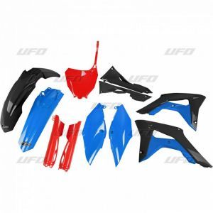 Kit plastiques UFO Edition Limitée rouge/bleu/noir Honda CRF250R