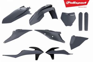 Kit plastiques POLISPORT gris nardo KTM SX/SX-F